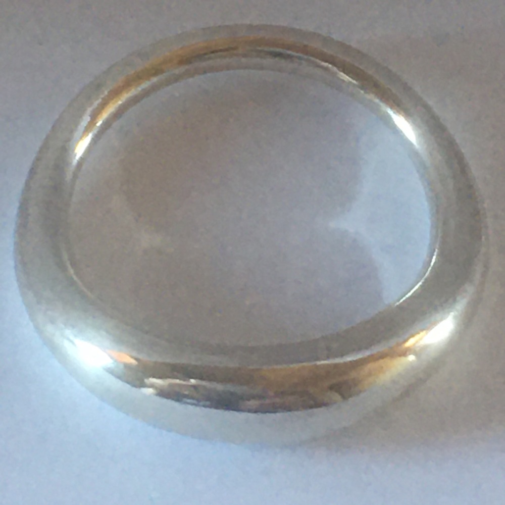 Authenic Pandora Liquid Silver Flow Ring